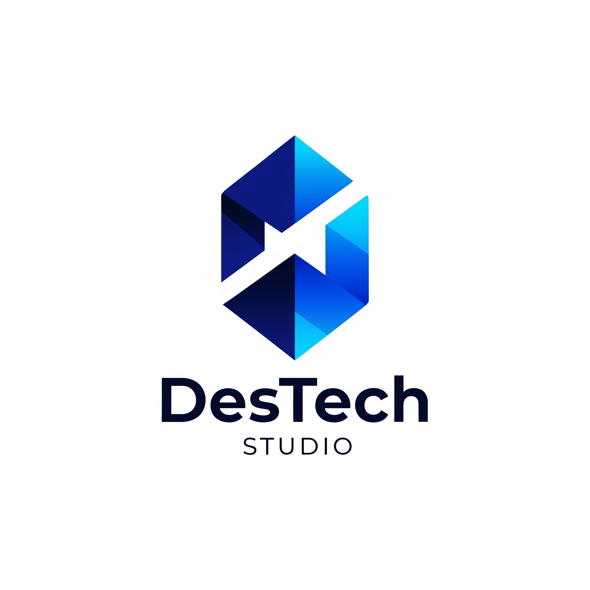Logo DesTech Studio - Design Moderno